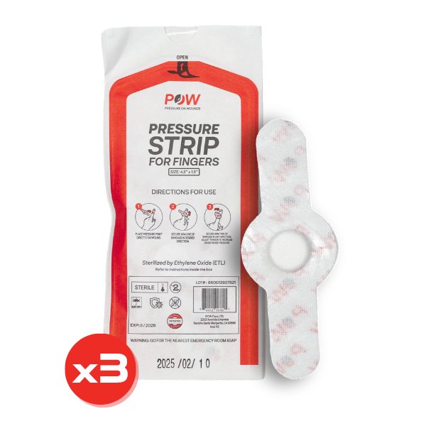 POW Pressure Strips for Fingers